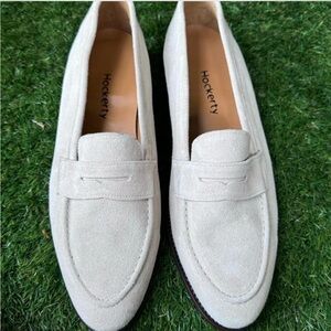 Men's Beige Suede Loafers